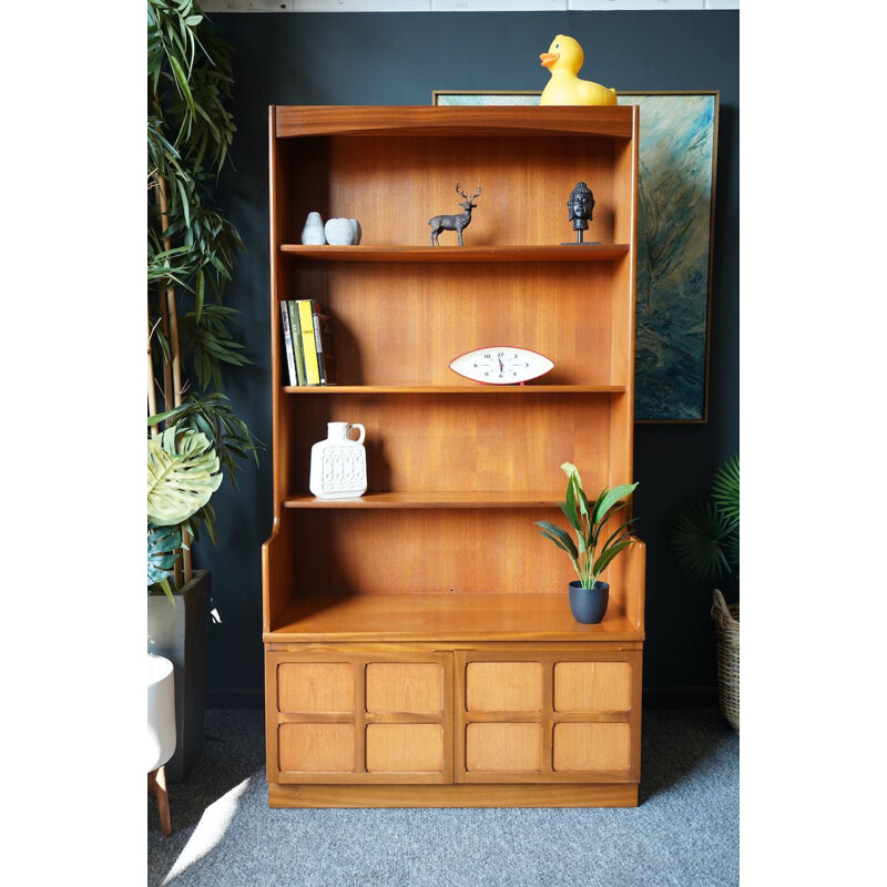 Mid century wood bookcase by Nathan