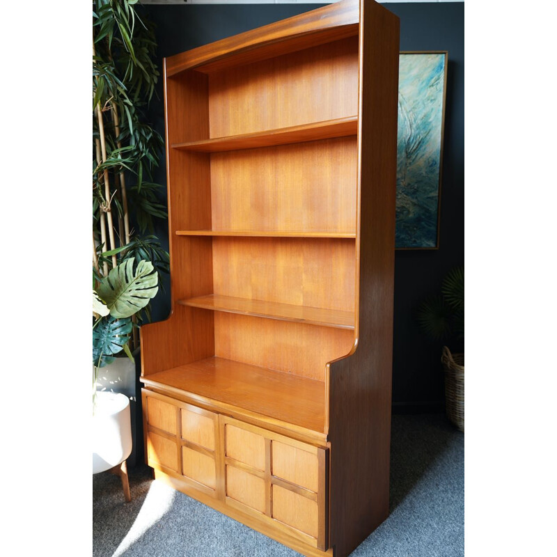 Mid century wood bookcase by Nathan