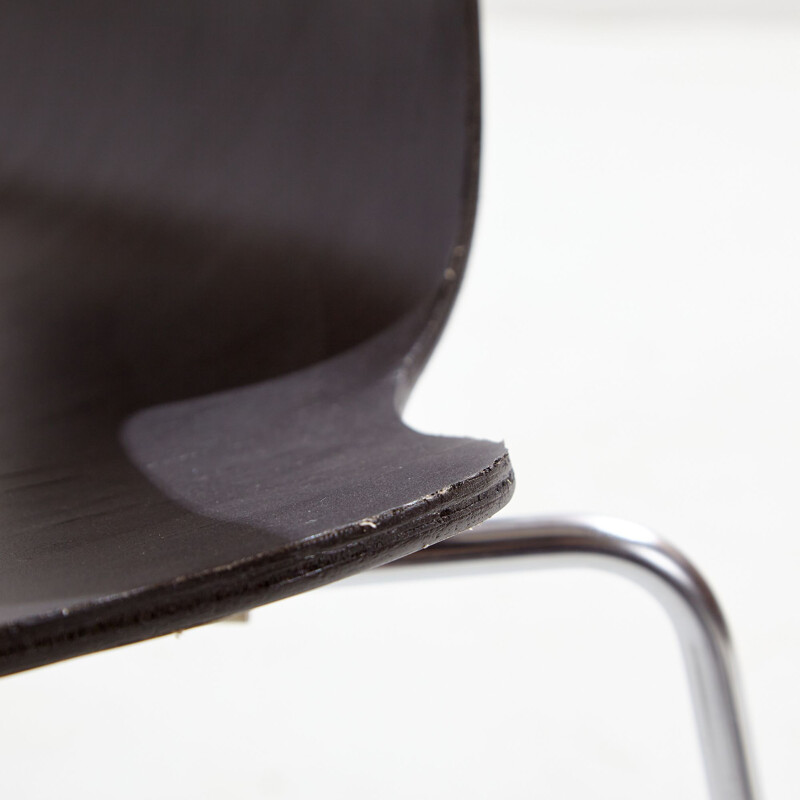 Vintage Grand Prix 3130 chair by Arne Jacobsen for Fritz Hansen, 1970s