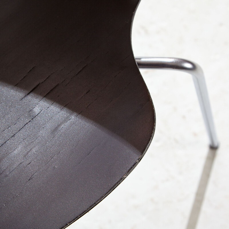 Vintage Grand Prix 3130 chair by Arne Jacobsen for Fritz Hansen, 1970s