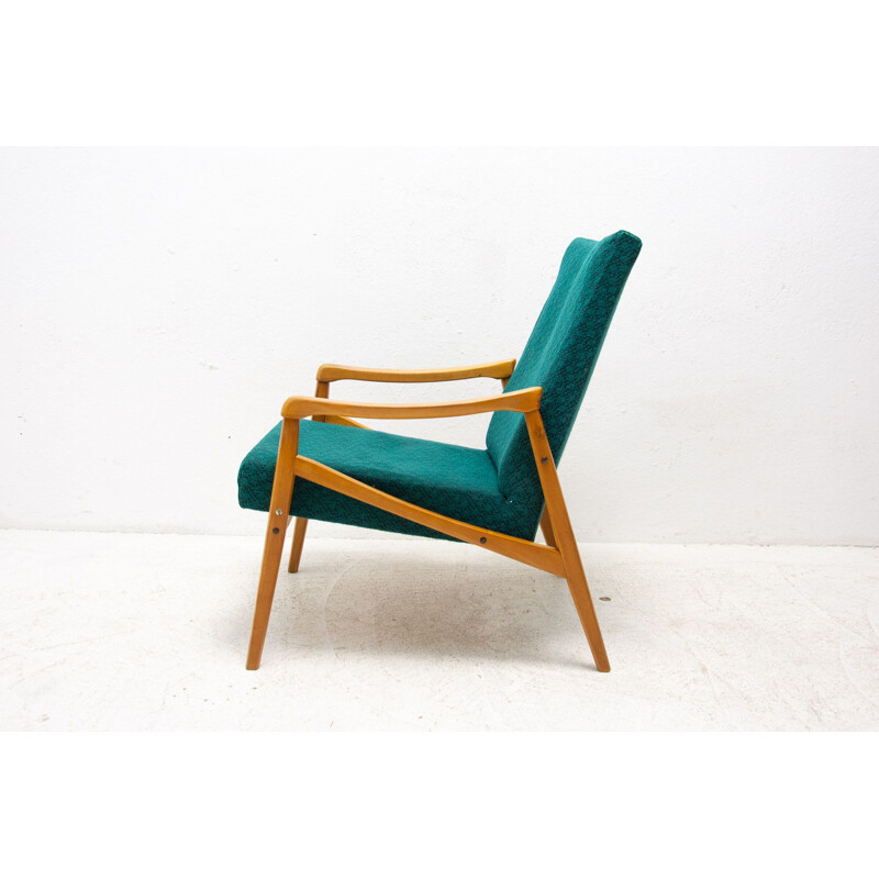 Pair of mid century eastern bloc armchairs by Jiří Jiroutek for Interiér Praha, 1970s