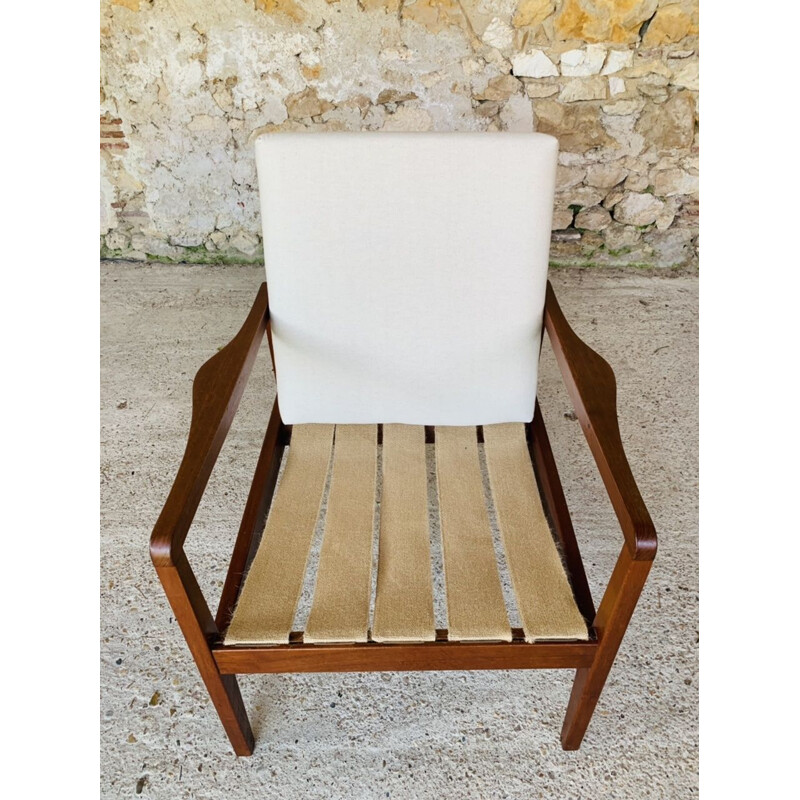 Scandinavian vintage teak armchair, 1960