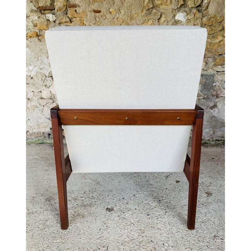 Vintage Scandinavische teakhouten fauteuil, 1960
