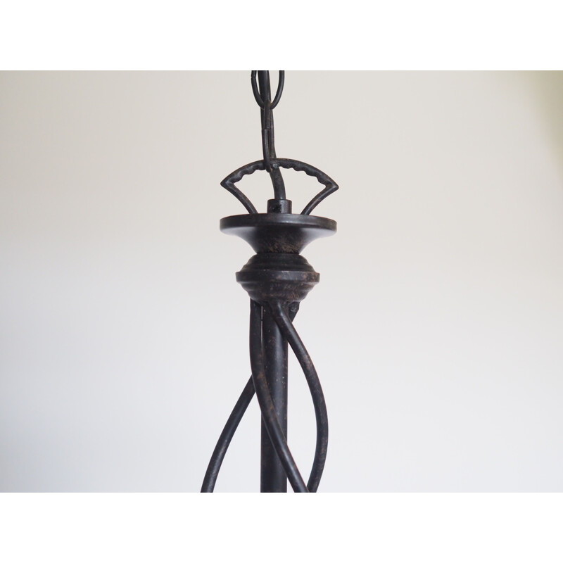 Candelabro de vidro escandinavo, 1990