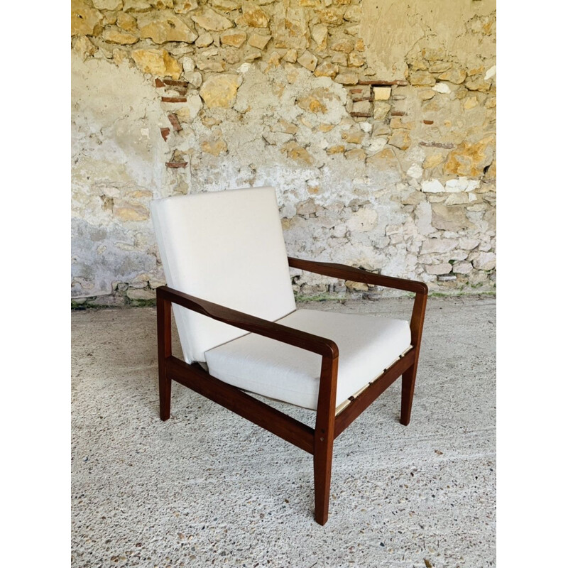 Scandinavian vintage teak armchair, 1960