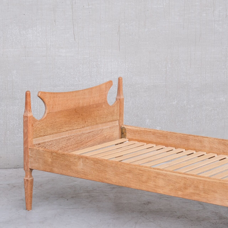 Oakwood mid-century Danish daybed by Henning Kjaernulf, 1960s