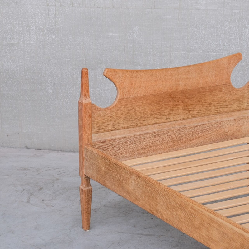 Oakwood mid-century Danish daybed by Henning Kjaernulf, 1960s