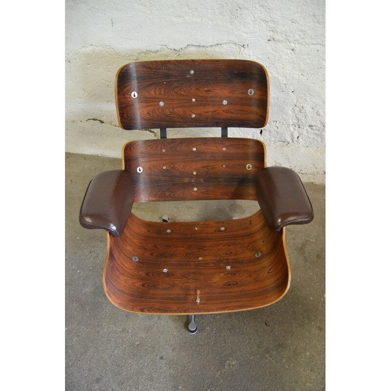 Brown "Lounge Chair", Charles and Ray EAMES - 1960s