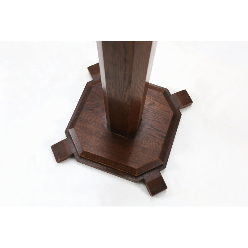 Art Deco vintage wood coat rack, 1920s