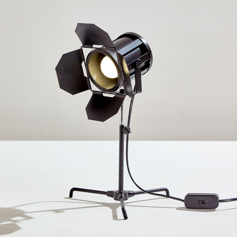 Vintage Tiny reflector desk lamp with adjustable height, 1980s
