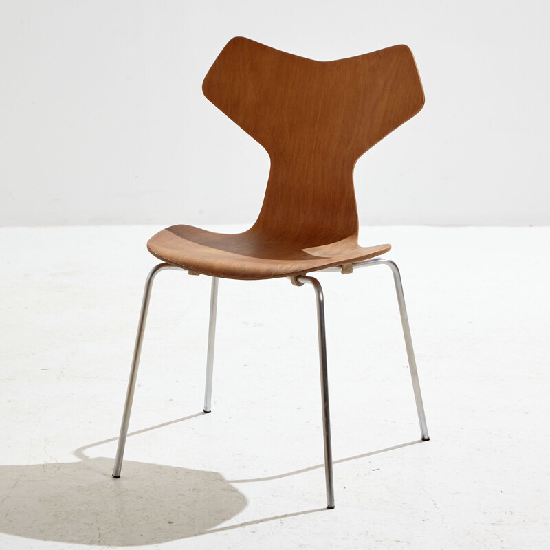 Vintage Grand Prix 3130 chair by Arne Jacobsen for Fritz Hansen, 1970s