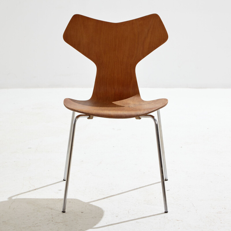 Vintage Grand Prix 3130 chair by Arne Jacobsen for Fritz Hansen, 1970s