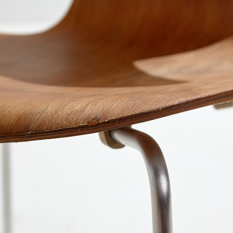 Vintage Grand Prix 3130 chair by Arne Jacobsen for Fritz Hansen, 1970s