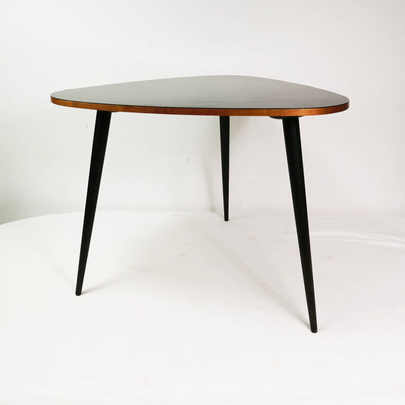 Vintage triangular coffee table, Germany 1960s