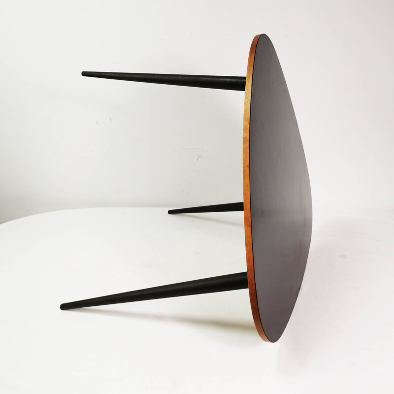 Vintage triangular coffee table, Germany 1960s