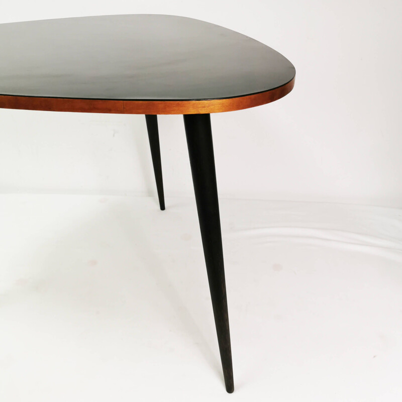 Vintage triangular coffee table, Germany 1960s