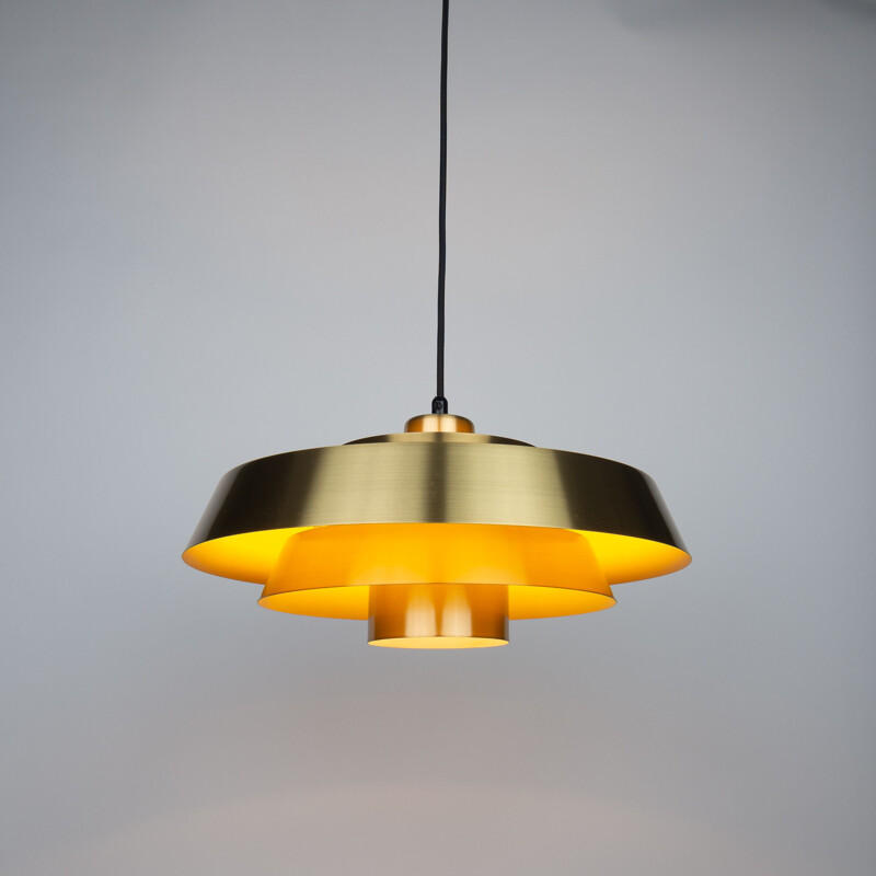 Danish vintage pendant lamp Nova by Jo Hammerborg for Fog og Morup, 1963