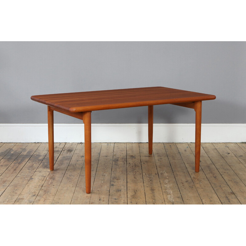 Danish dining table in teak, Niels O. MØLLER - 1960s