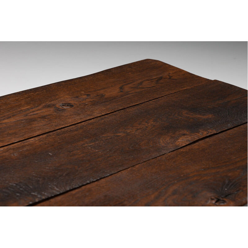 Vintage solid wood Rustic coffee table, 1920s