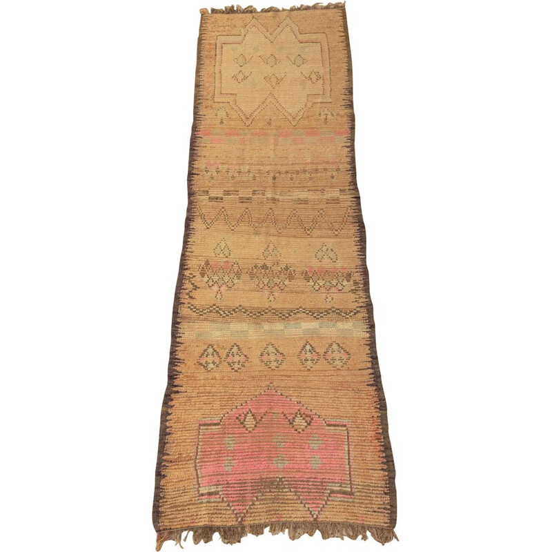 Vintage Berber carpet rehamna wool, Morocco