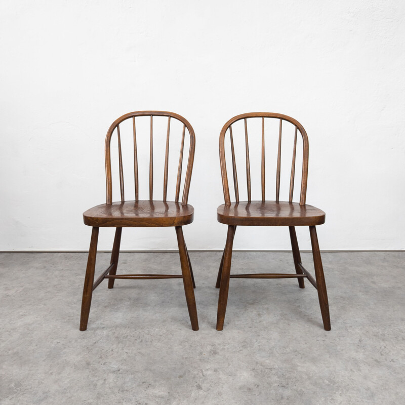 Ensemble de 4 chaises vintage Thonet B 936 par Josef Frank pour Haus & Garten, 1930