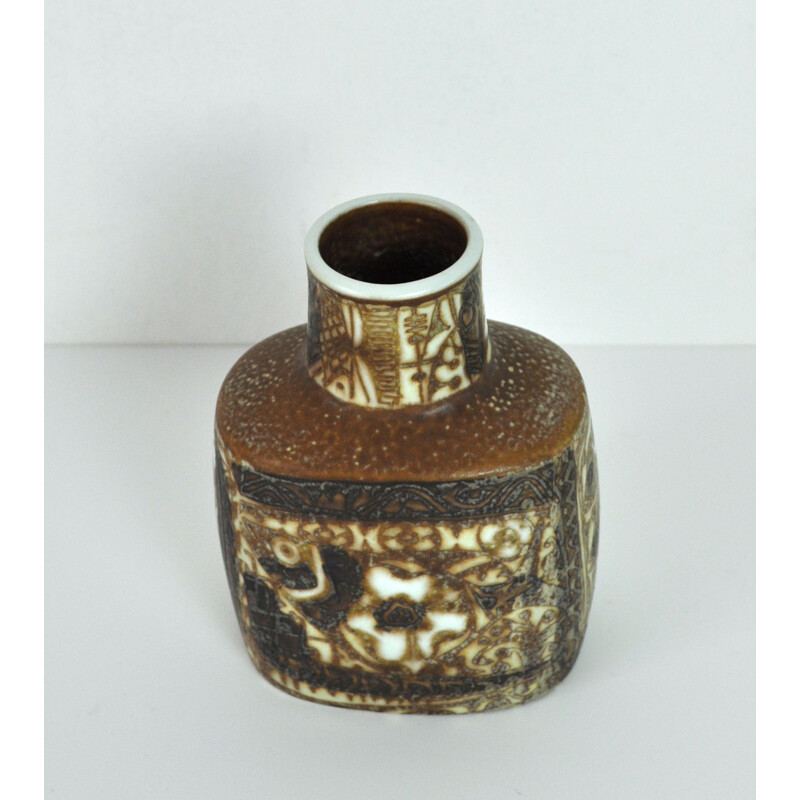 Vintage Baca Fajance vase by Nils Thorsson for Royal Copenhagen, Denmark 1960s