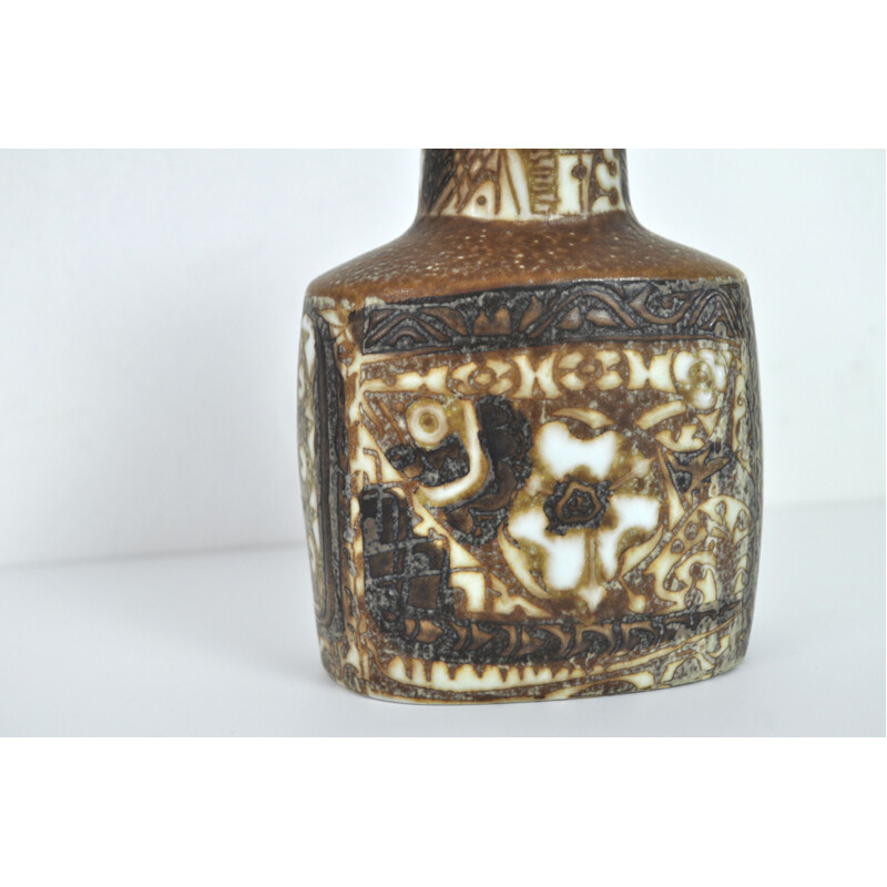 Vintage Baca Vase aus Fajance von Nils Thorsson für Royal Copenhagen, Dänemark 1960
