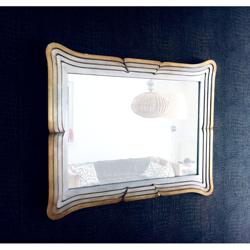 Specchio pieghevole vintage di Deknudt Mirrors, Belgio 1970