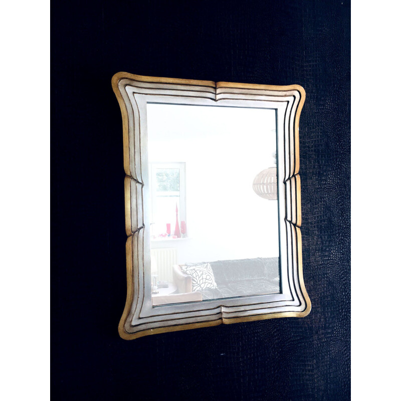 Vintage Foldout mirror by Deknudt Mirrors, Belgium 1970s