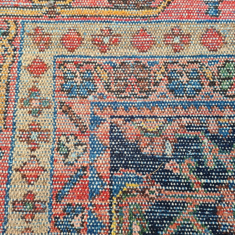 Vintage hand knotted TabrizHamadan rug, 1960s