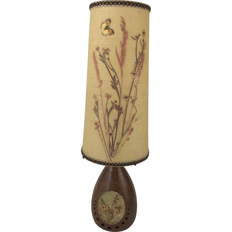 Lampe vintage en céramique Accolay, 1960