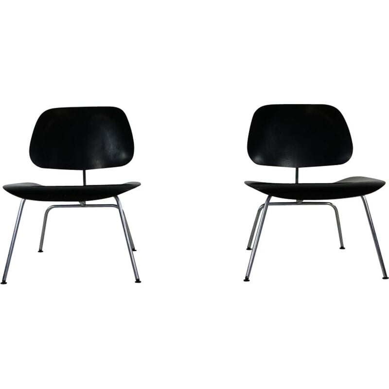 Paire de chaises vintage de Charles et Ray Eames pour Herman Miller
