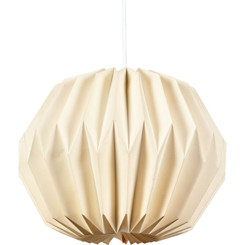 Vintage paper pendant lamp, 1980s