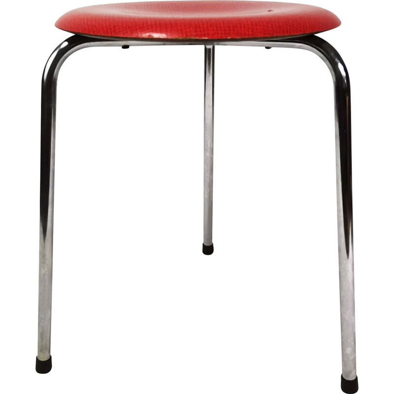 Vintage tripod stool by Werzalit, Germany 1950s