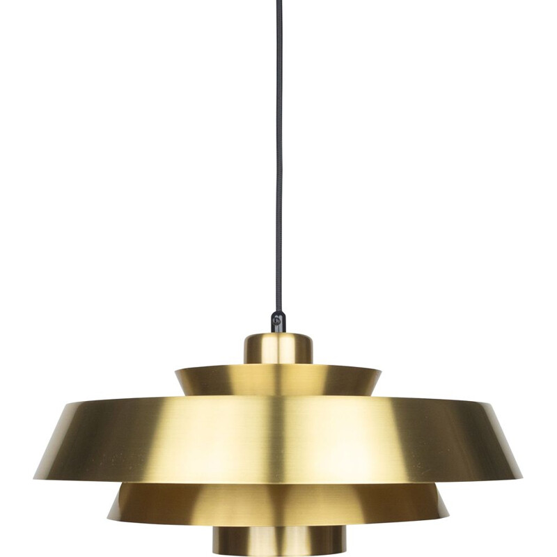 Danish vintage pendant lamp Nova by Jo Hammerborg for Fog og Morup, 1963