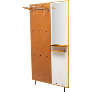 Perchero pared aluminio dorado años 50 · German vintage coat rack (VENDIDO)  - Vintage & Chic