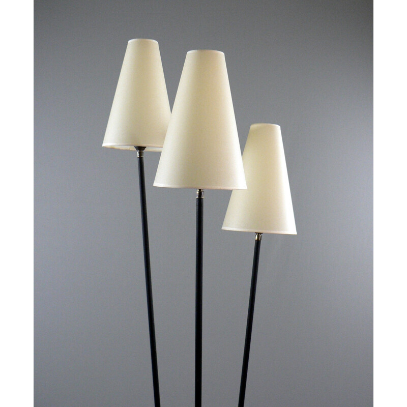 Mid century French floor lamp with 3 arms - 1950s