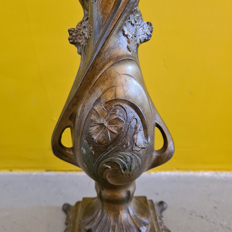 Vase Art Nouveau français vintage par C. Bonnefond, 1900