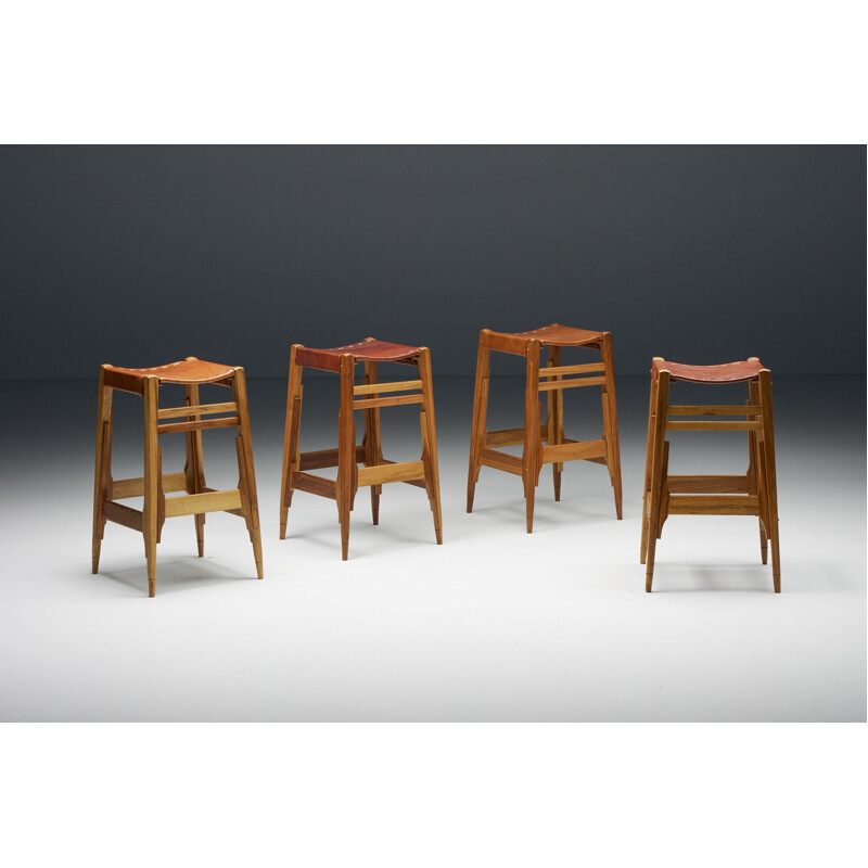 Vintage bar stool by Werner Biermann for Arte Sano, 1960s