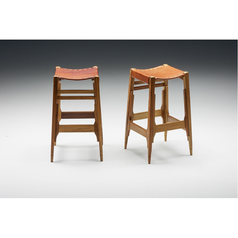 Vintage bar stool by Werner Biermann for Arte Sano, 1960s