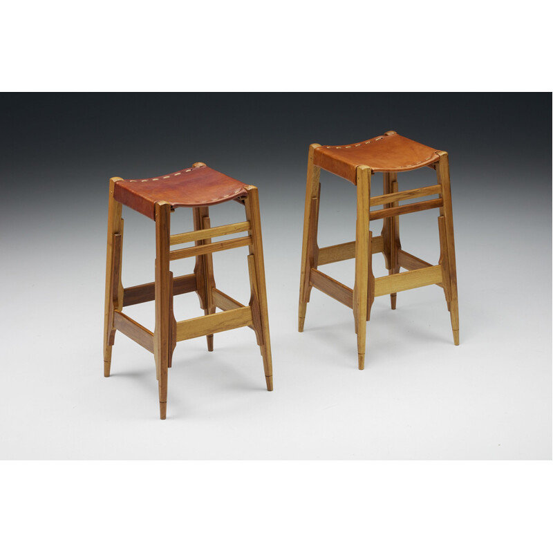 Vintage bar stool by Werner Biermann for Arte Sano, 1960s