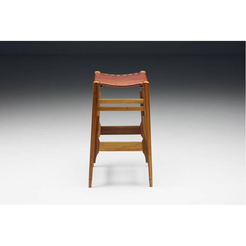 Vintage bar stool by Werner Biermann for Arte Sano, 1960s
