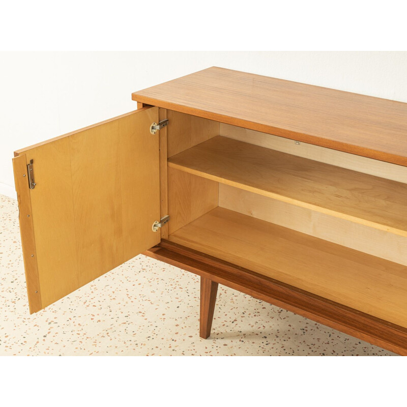 Vintage walnut sideboard with three doors, Germany 1960s