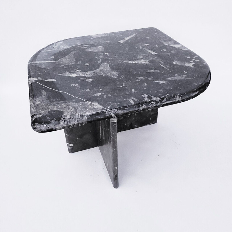 Vintage marble coffee table, 1980s