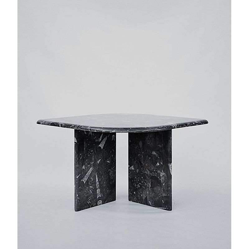 Table basse vintage en marbre, 1980