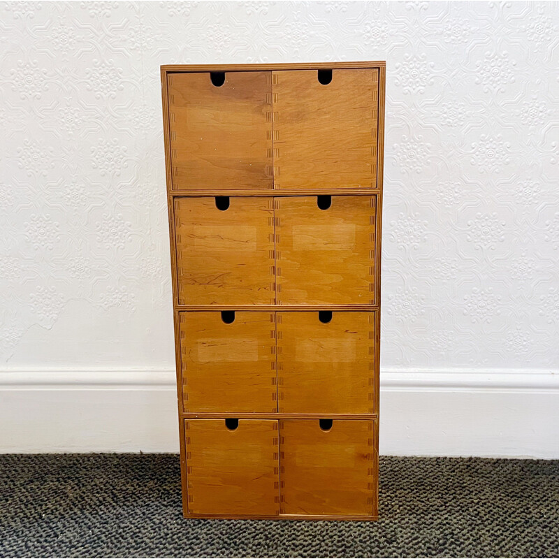 Vintage chest of haberdashery drawers, 1990s