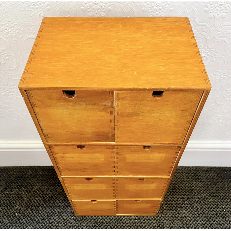 Vintage chest of haberdashery drawers, 1990s