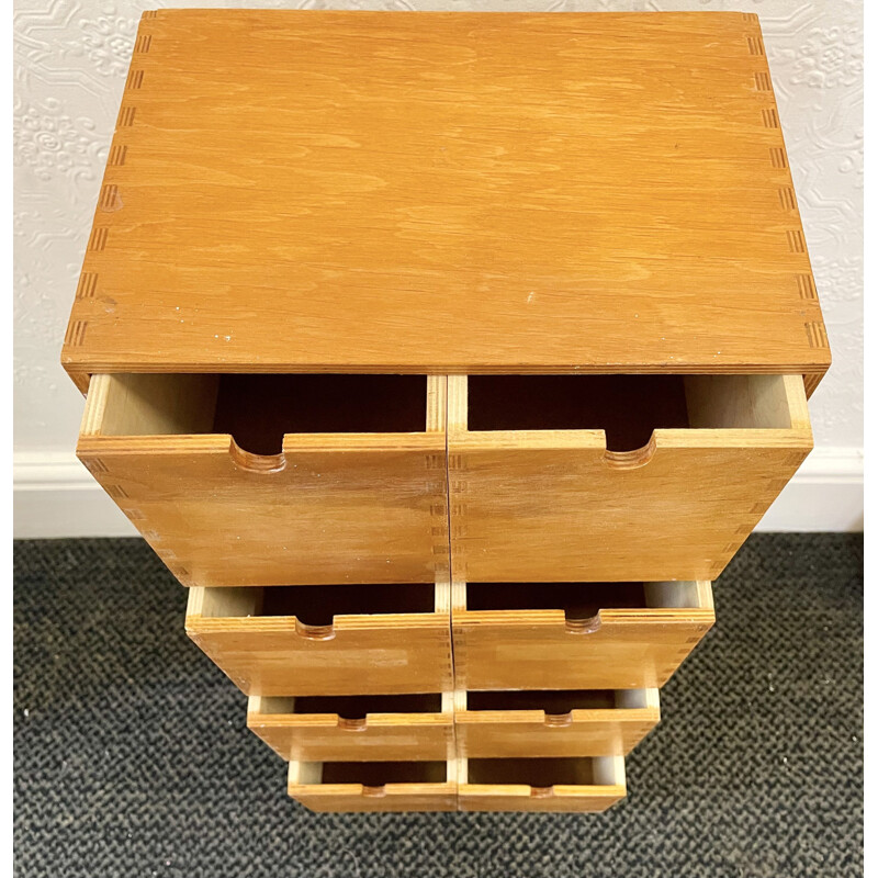 Vintage chest of haberdashery drawers, 1990s