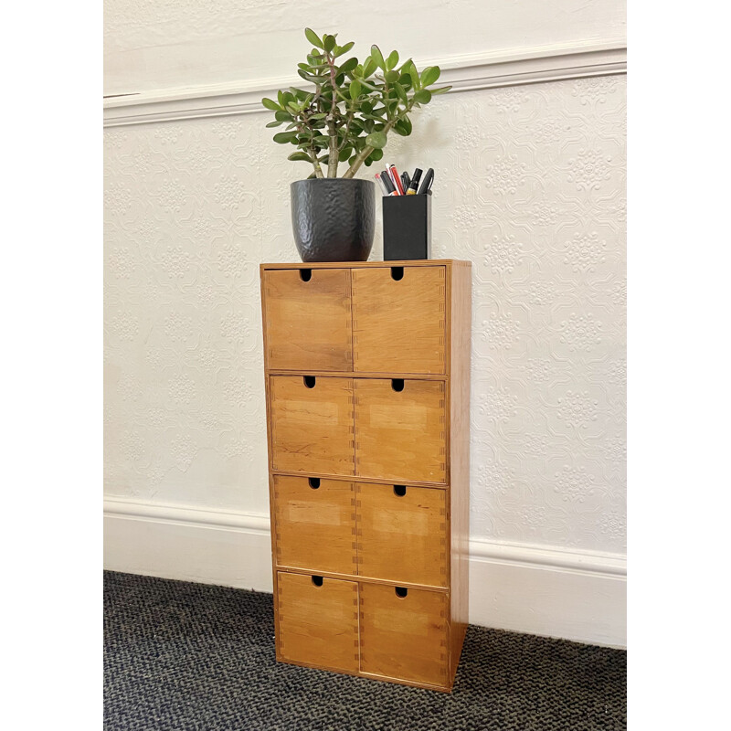 Vintage chest of haberdashery drawers, 1990s