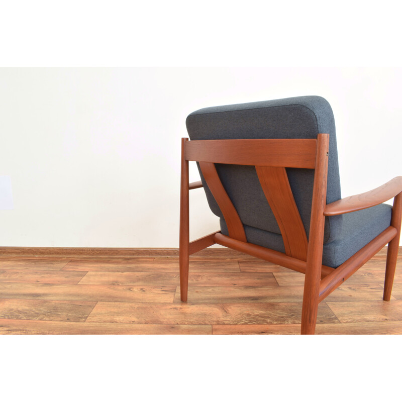 Mid-century Danish teak armchair by Grete Jalk dla for France & Søn, 1960s
